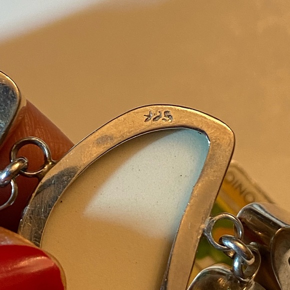 Texas Citrine Sterling Silver Toggle Bracelet - Picture 14 of 14